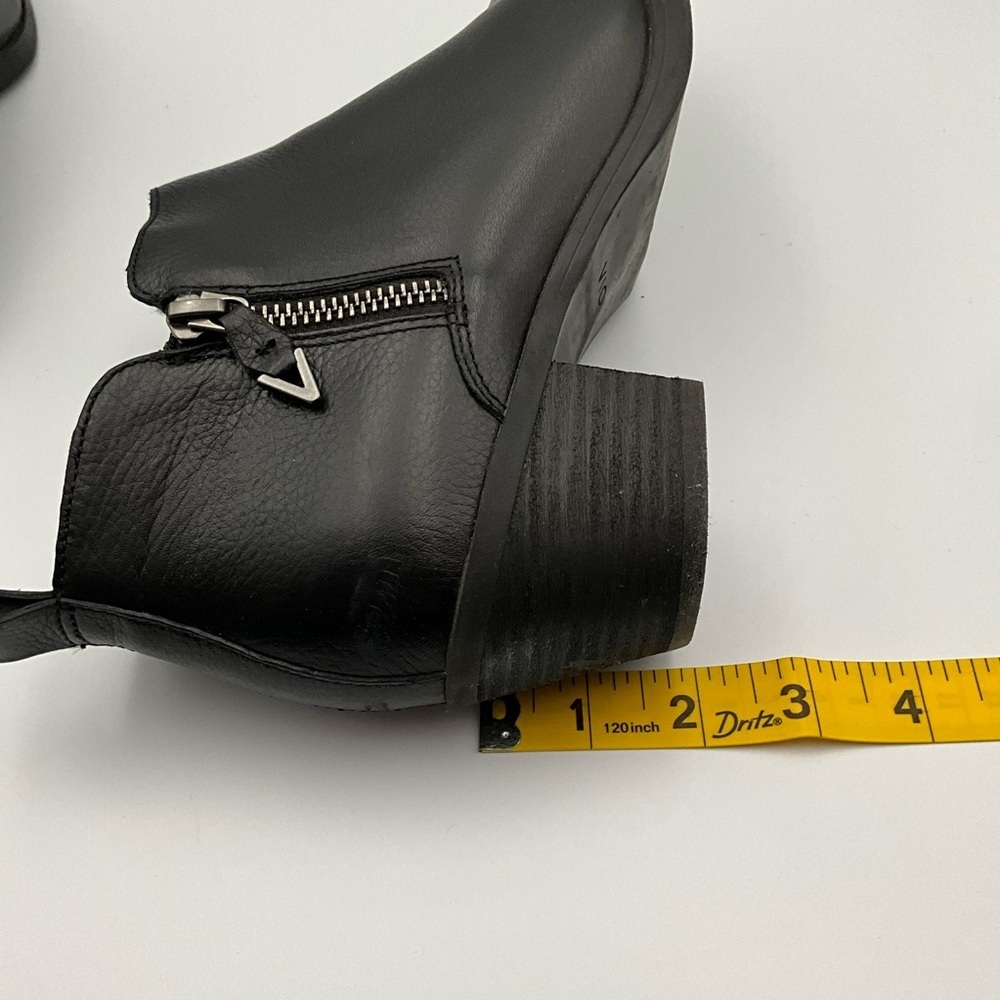 Vionic Booties Size 8W Black Ankle Booties Side Zipper - Picture 6 of 8